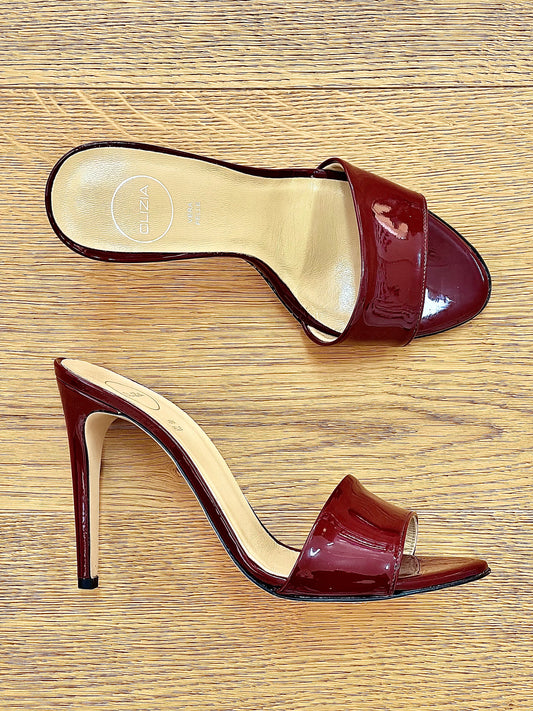 MARION BURGUNDY PATENT LEATHER