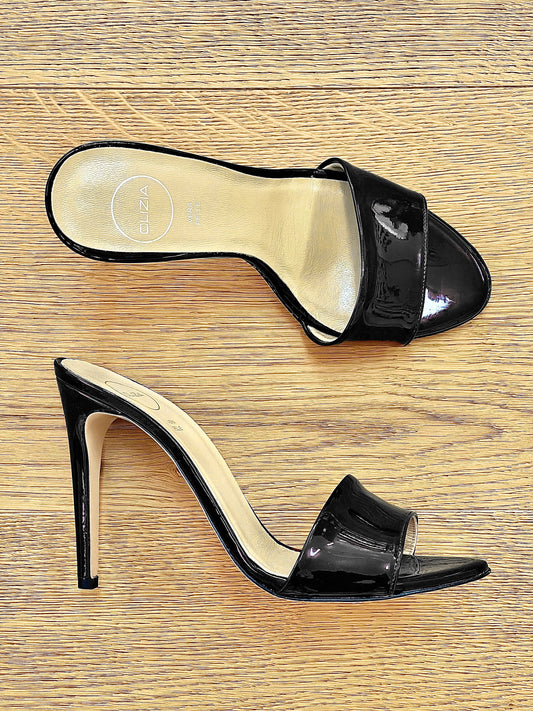 MARION BLACK PATENT LEATHER